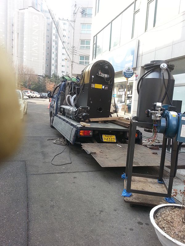 커피로스팅기 운반설치